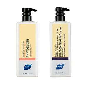 Kit phytokératine extrême máscara 500ml + phytoelixir - máscara 500ml